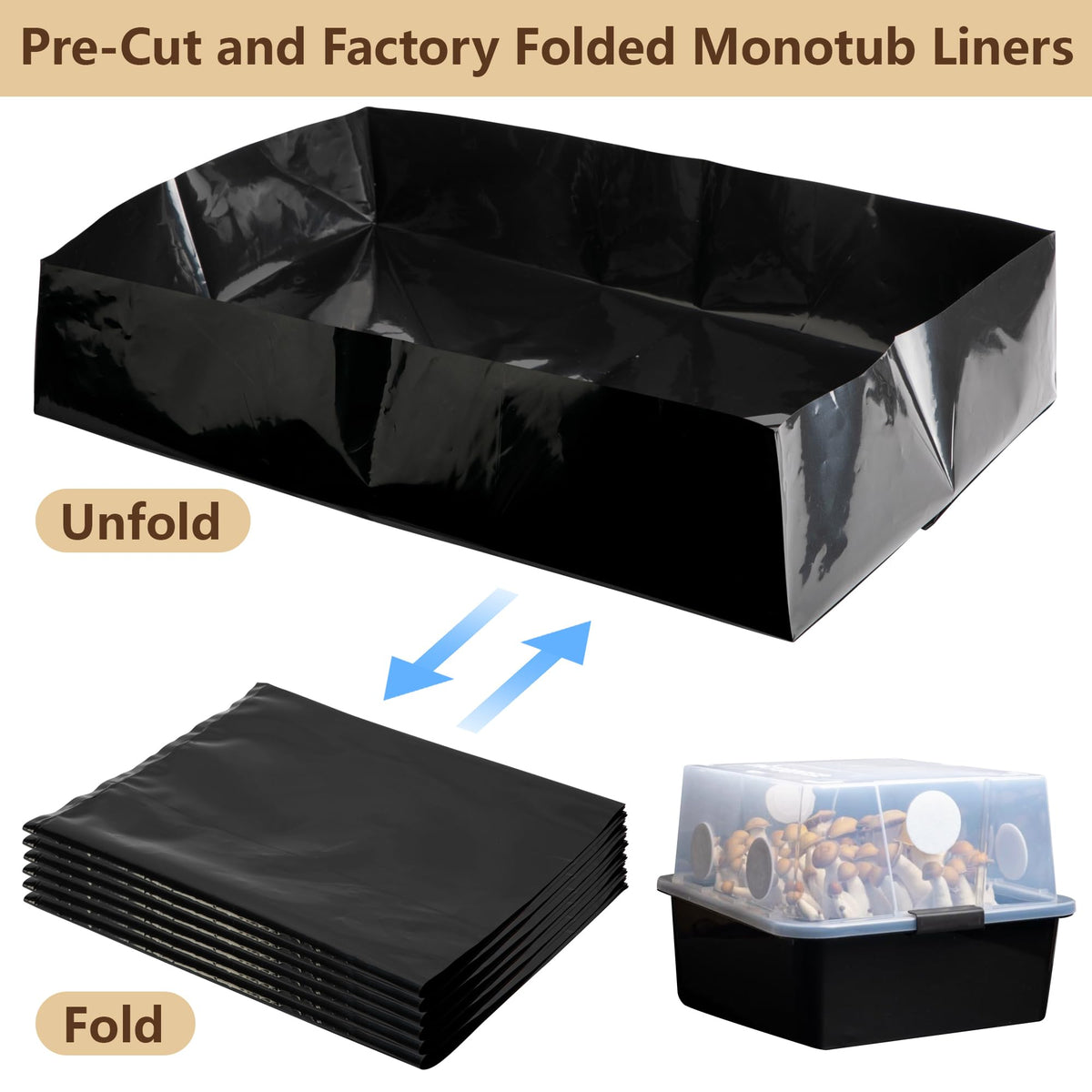 Adnee liner design insulates and blocks light to protect substrate.