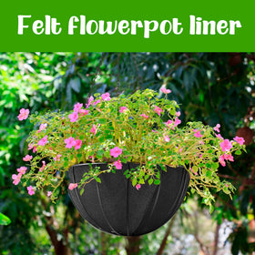 Adnee lightweight round felt liner reduces basket weight for easy handling