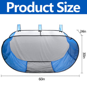 Adnee mesh pool toy storage net detail showing quick-dry design