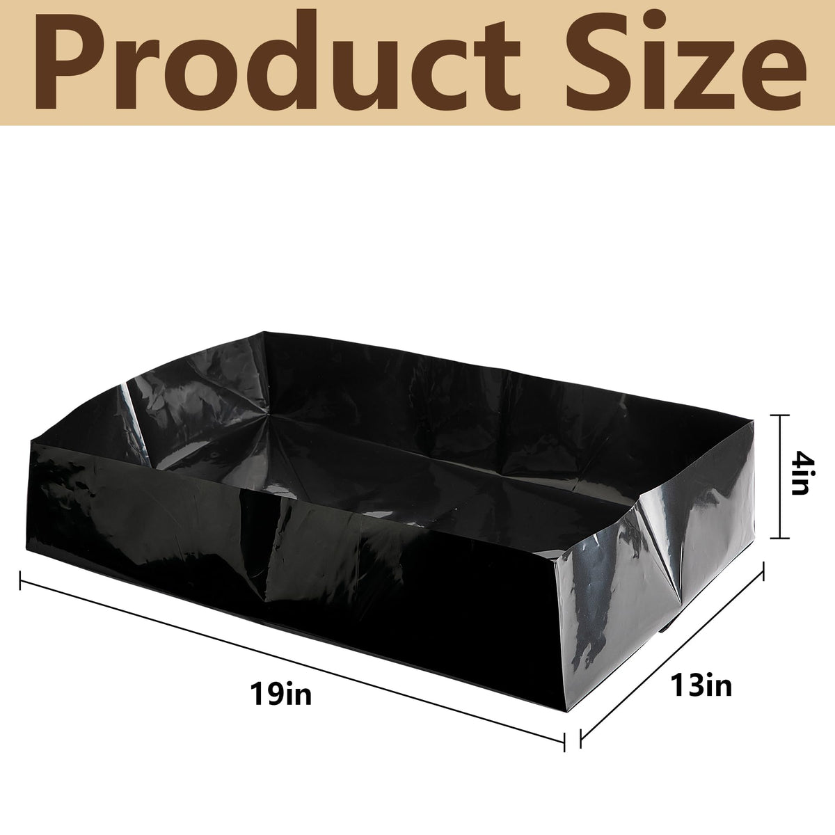 Adnee 66-quart monotub liner blocks light for even growth.
