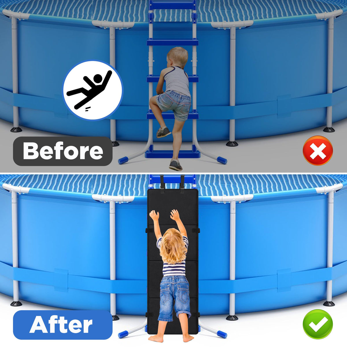 Adnee multi-use protection for bunk beds and RV ladders.