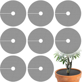 Adnee round pot grid 15-7 inch protecting indoor plants from pets and keeping pots tidy