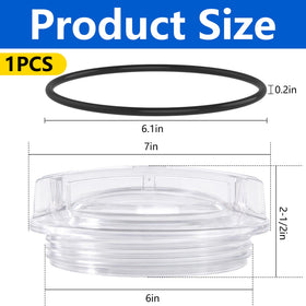Adnee SPX3100D lid with O-ring highlights strong, leak-free sealing