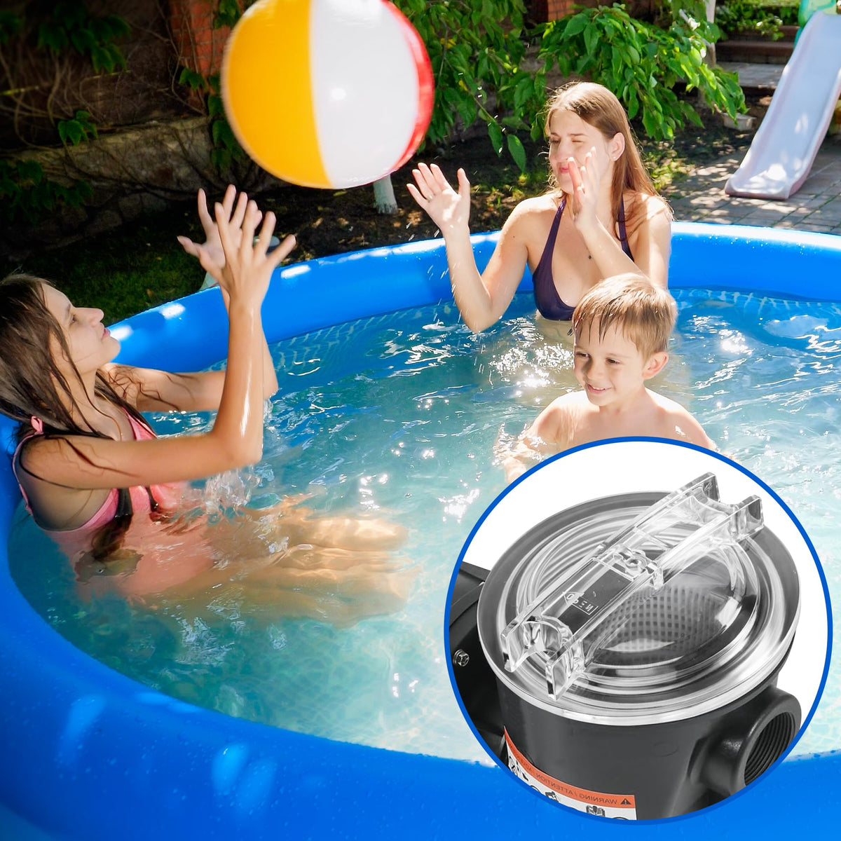 Premium PC lid resists impact and UV aging for long-term use