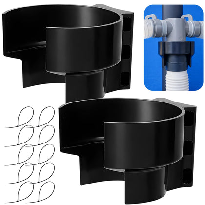 Adnee pool plunger valve bracket 2-pack securing valves for reliable setup