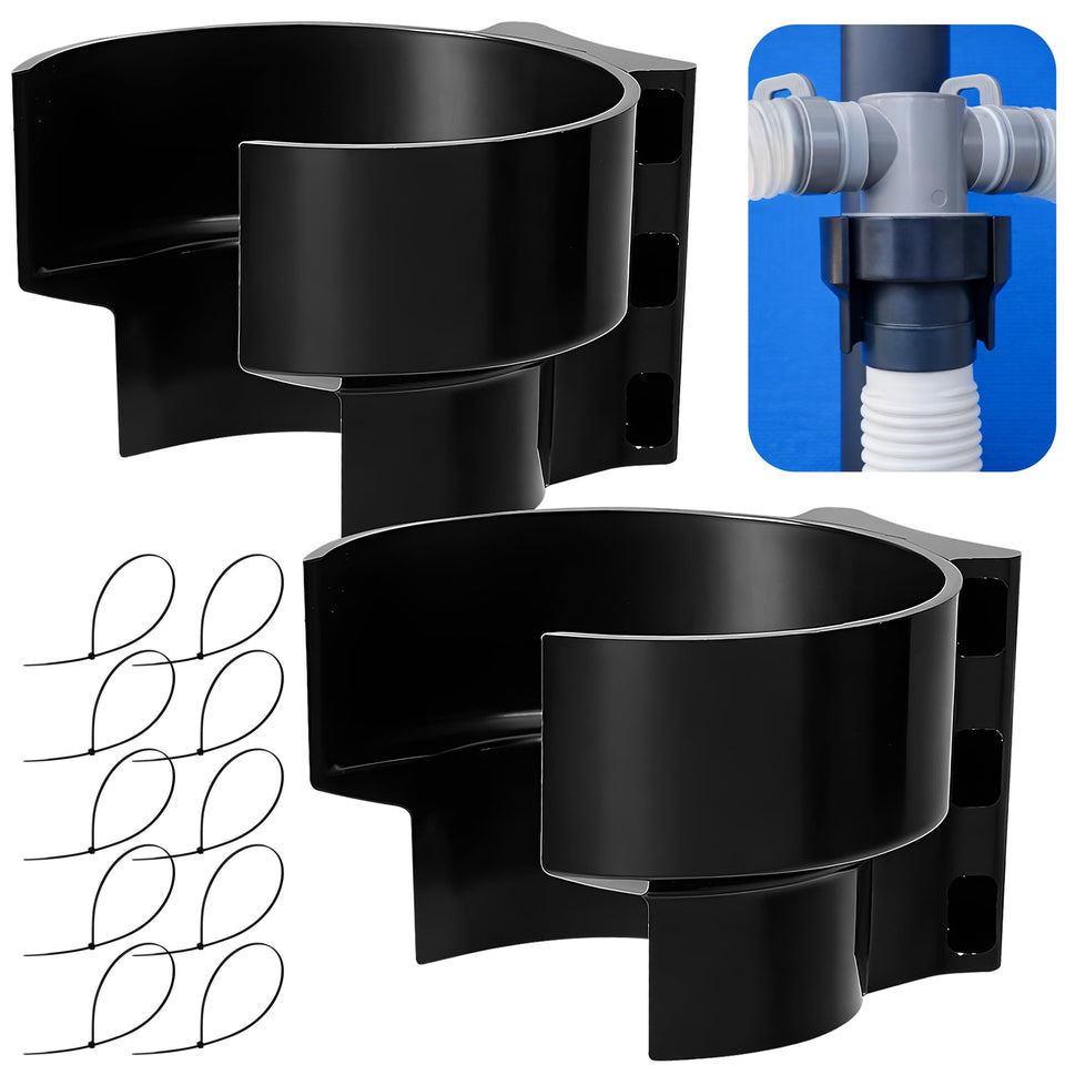 Adnee pool plunger valve bracket 2-pack securing valves for reliable setup