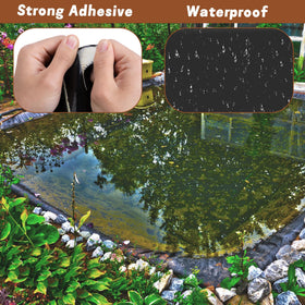 Adnee two-patch kit ready for DIY pond repair.