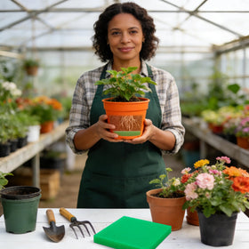 Adnee vacuum-packed planter filler ready to unbox and shape