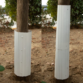 Adnee weatherproof plastic guards endure year-round outdoor use.
