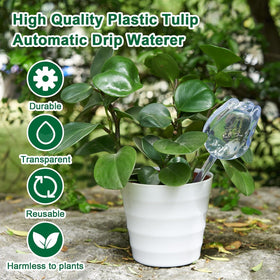 Adoric durable plastic watering bulbs reusable for various pots