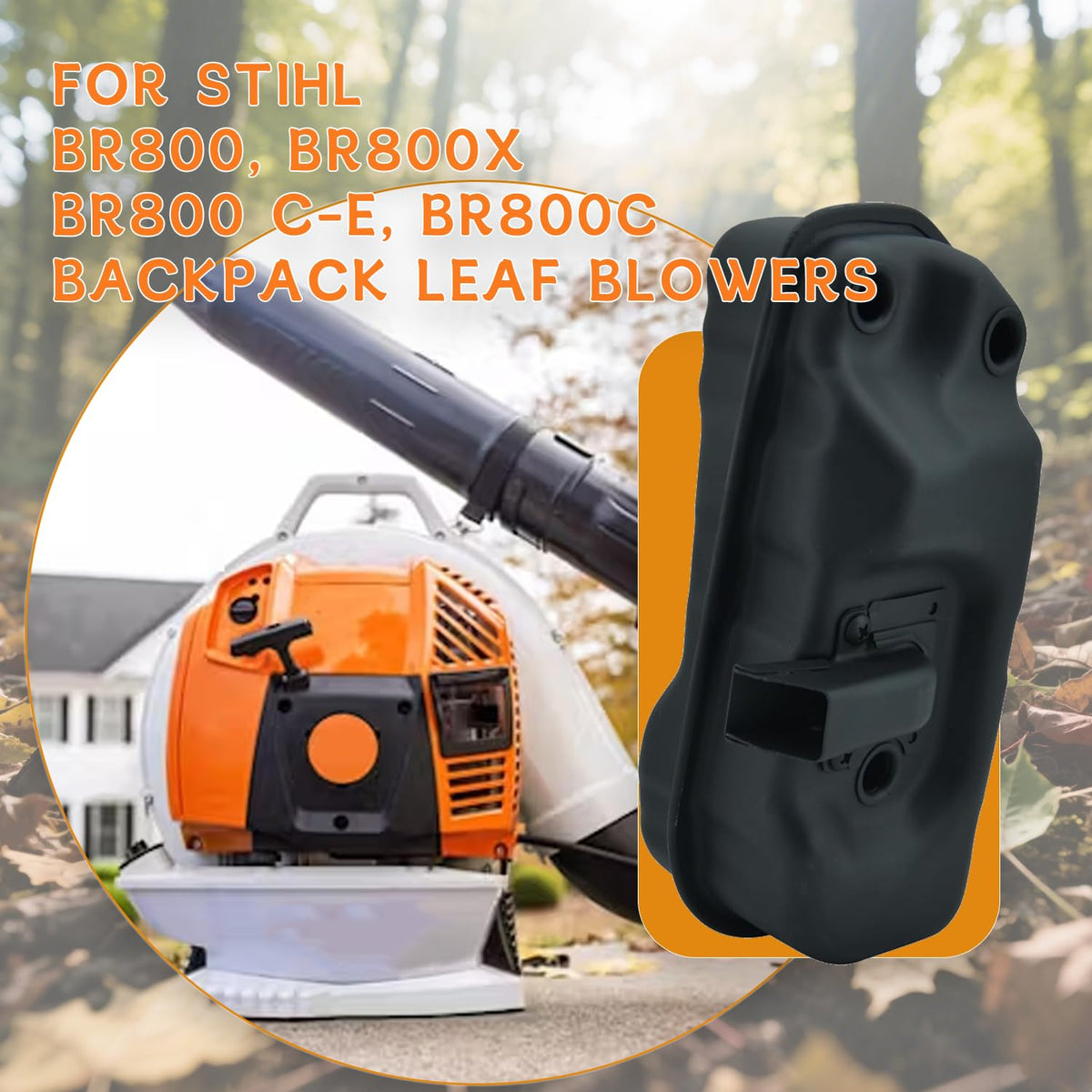 Adorih BR800 muffler durable construction supports long-lasting use