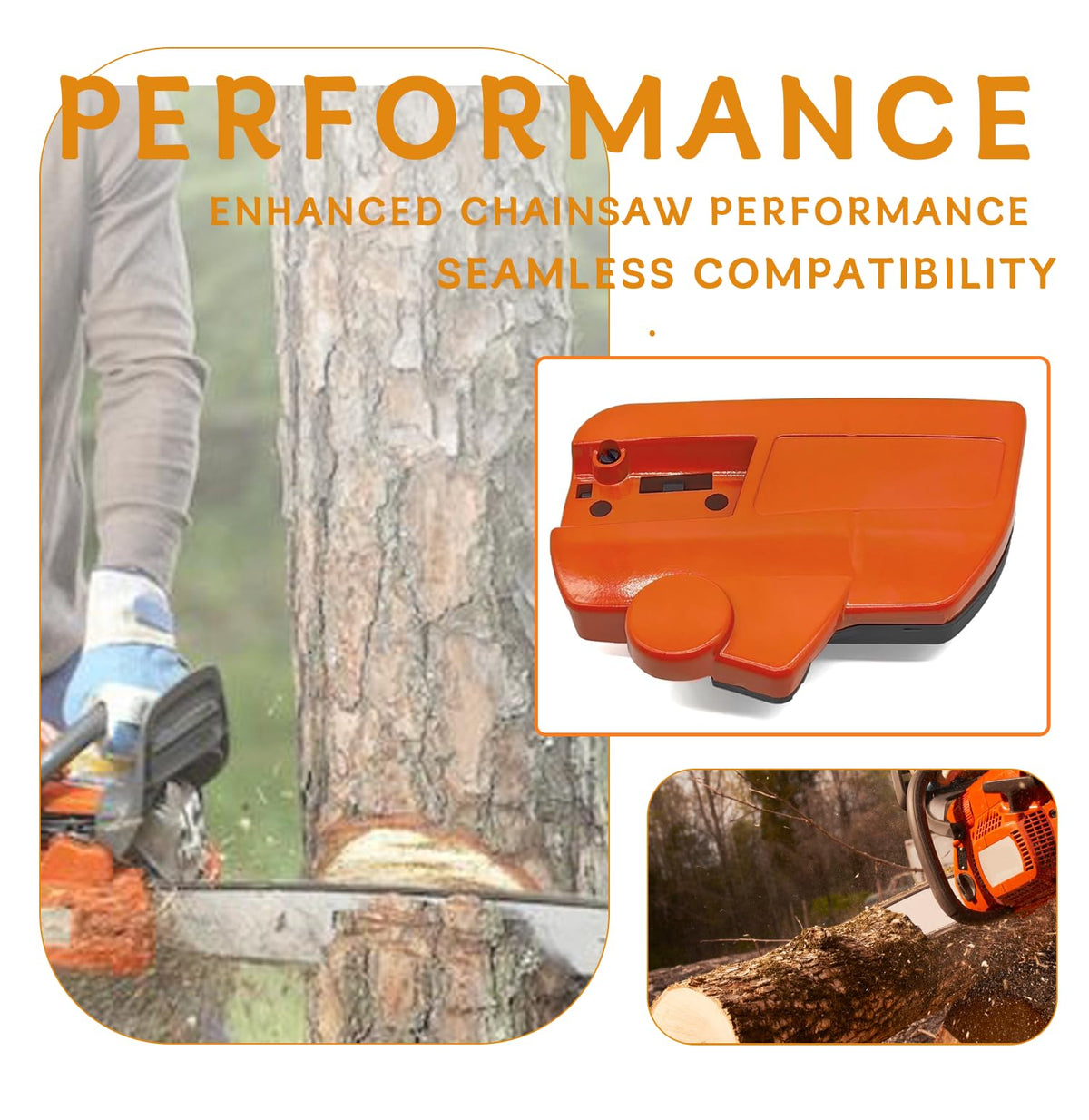 Adorih durable clutch cover for Husqvarna withstands outdoor use in demanding jobs.