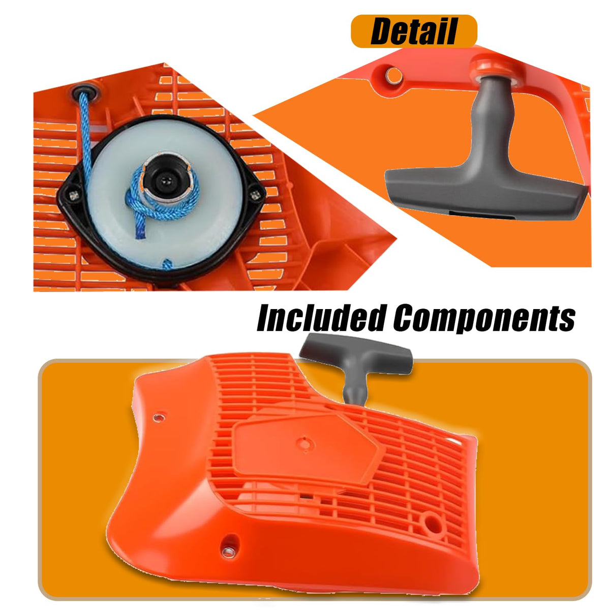 Adorih K760 recoil starter bolt holes alignment for quick mounting