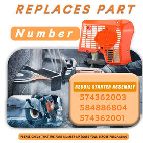 Adorih K760 recoil starter assembly side-view highlighting compact, easy installation
