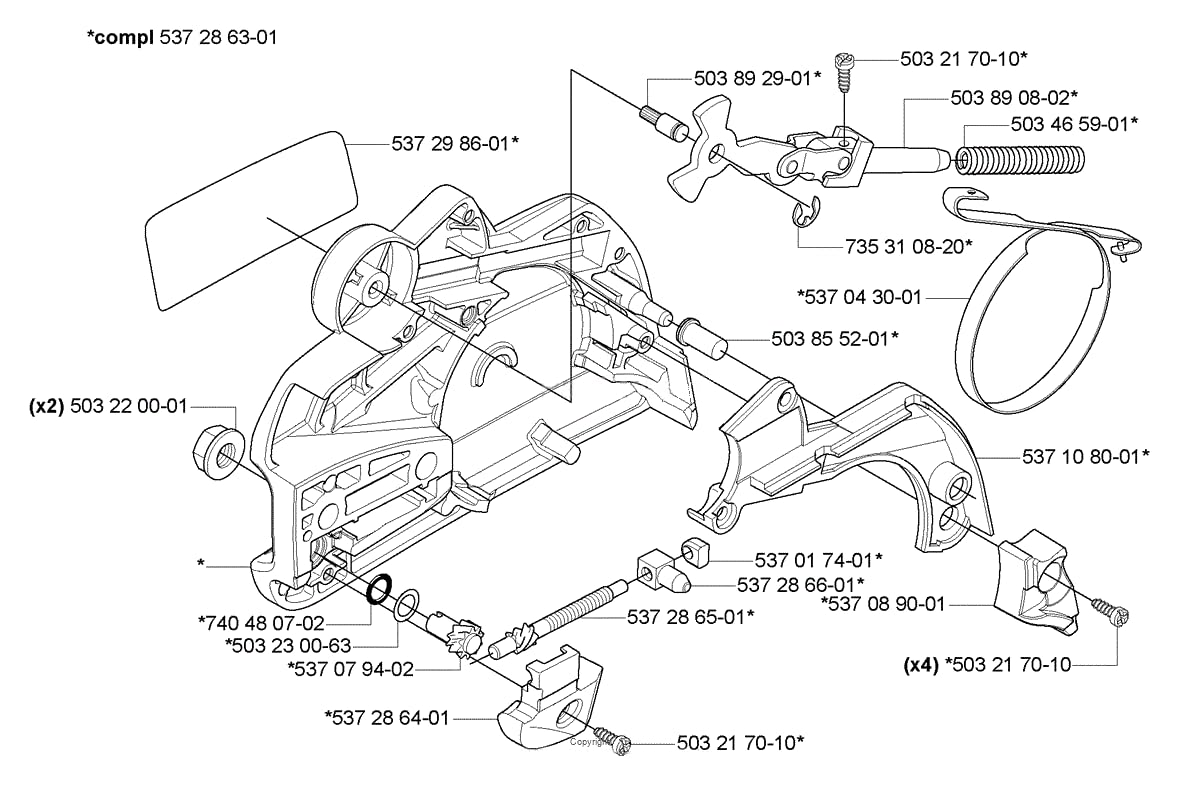 Adorih clutch cover brake mechanism enhances safety during operation and quick stopping.