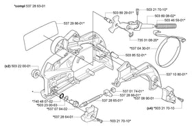 Adorih clutch cover brake mechanism enhances safety during operation and quick stopping.