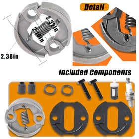 Adorih spark plug included for dependable ignition in brushcutters