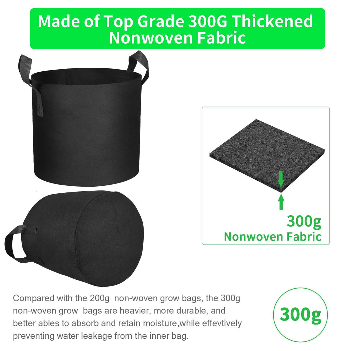 ADORMA breathable drainage design promoting quick moisture balance for plants.