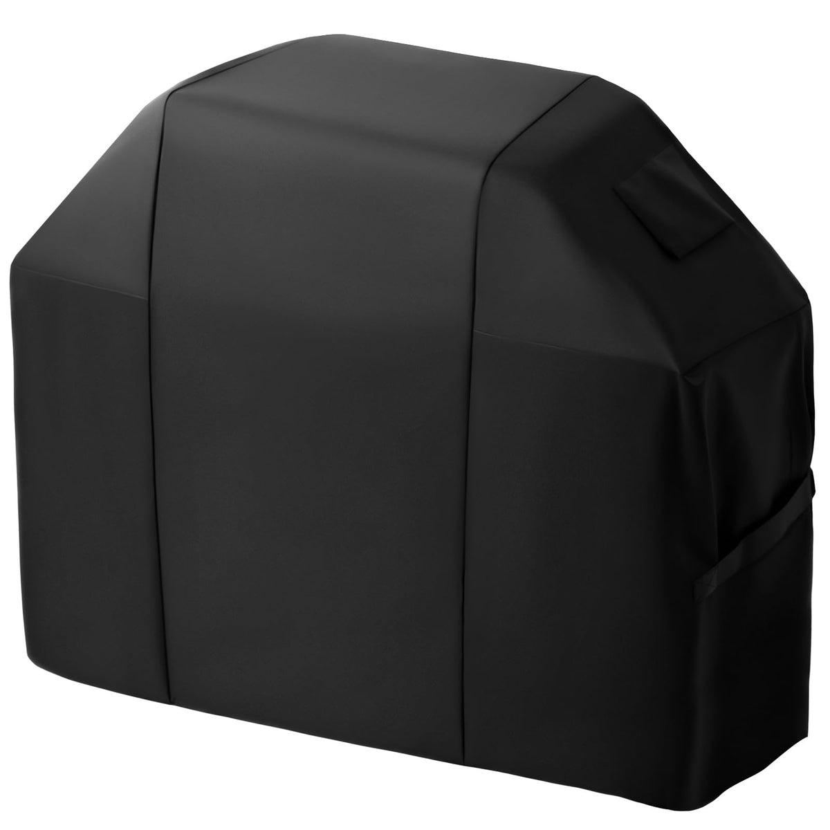 ADTOGA 52-inch grill cover on an outdoor grill provides rugged rain protection
