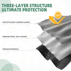 ADTOGA double-stitched reinforcement improves longevity for outdoor use