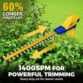 ADOTOCAM hedge trimmer 3/4 inch cutting capacity for thicker limbs