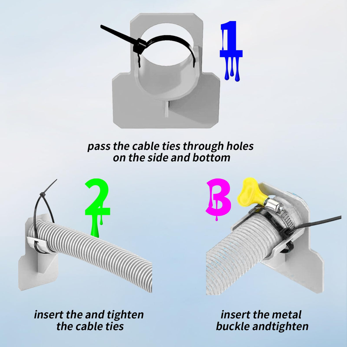 Adovoc gray ABS base provides sturdy deformation-resistant support