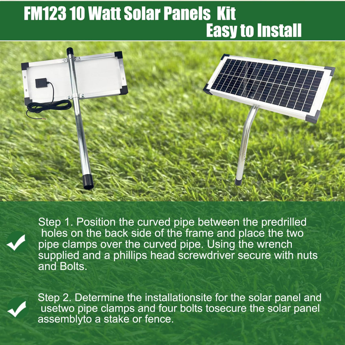ADSunves FM123 quick-install steps shown for streamlined setup.