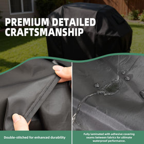 ADTOGA fully-taped-seams grill cover for enhanced durability