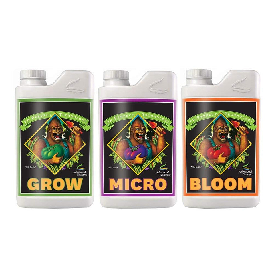 Advanced Nutrients PH Perfect Grow-Micro-Bloom 4L bottle supports balanced nutrient delivery