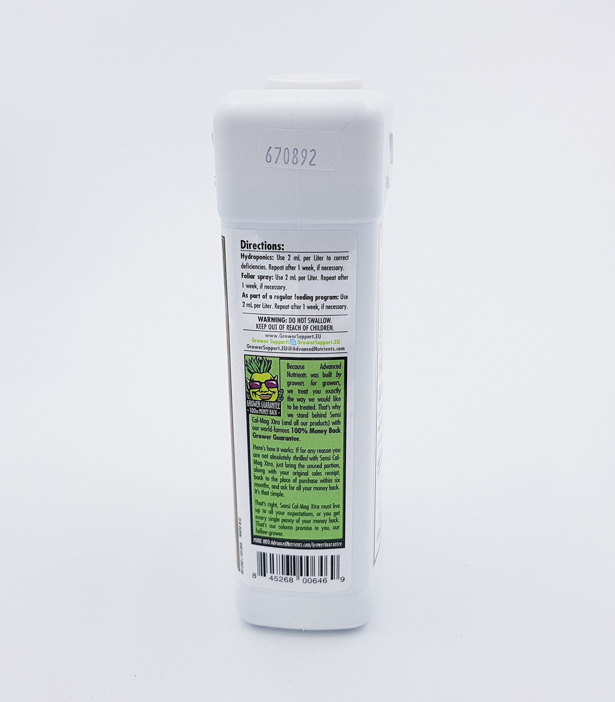 Dosing spoon for Advanced Nutrients Sensi Cal-Mag Xtra showing convenient measurement.
