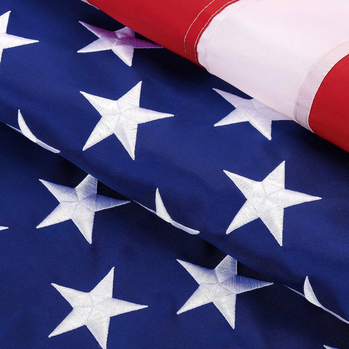 ADVELILD American Flag 4x6 outdoor with luxury embroidery for curbside display