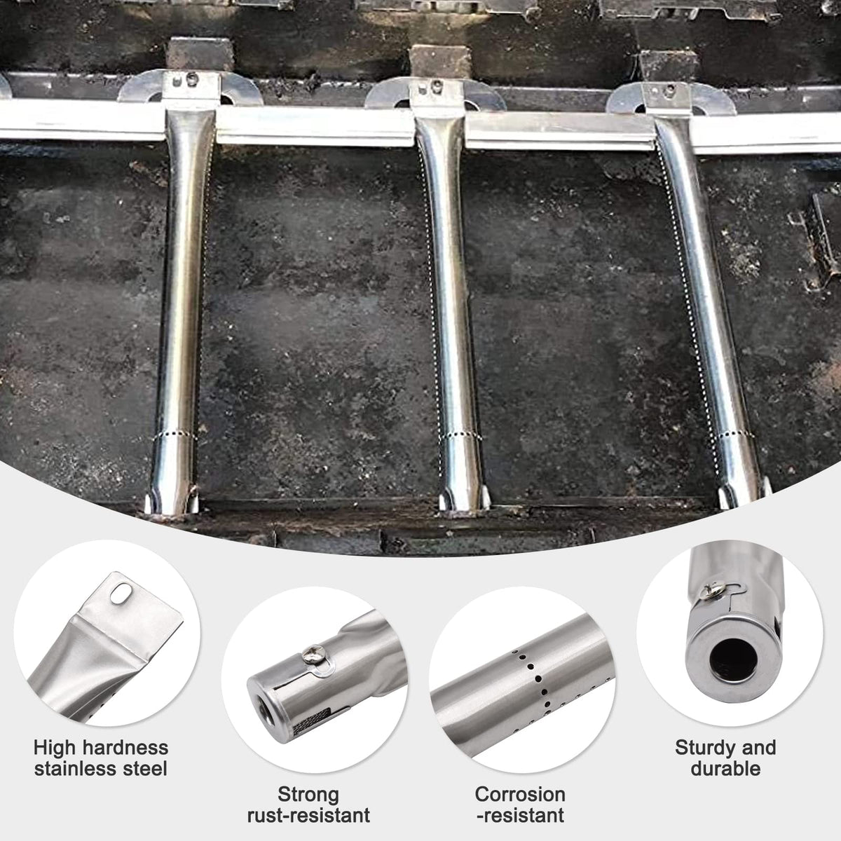 Adviace Brinkmann stainless carryover tubes support stable flame transfer and efficiency.