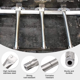 Adviace Brinkmann stainless carryover tubes support stable flame transfer and efficiency.