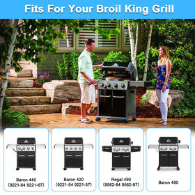 Adviace Broil King crossover tube diameter 1-1/4 inch enables precise alignment.