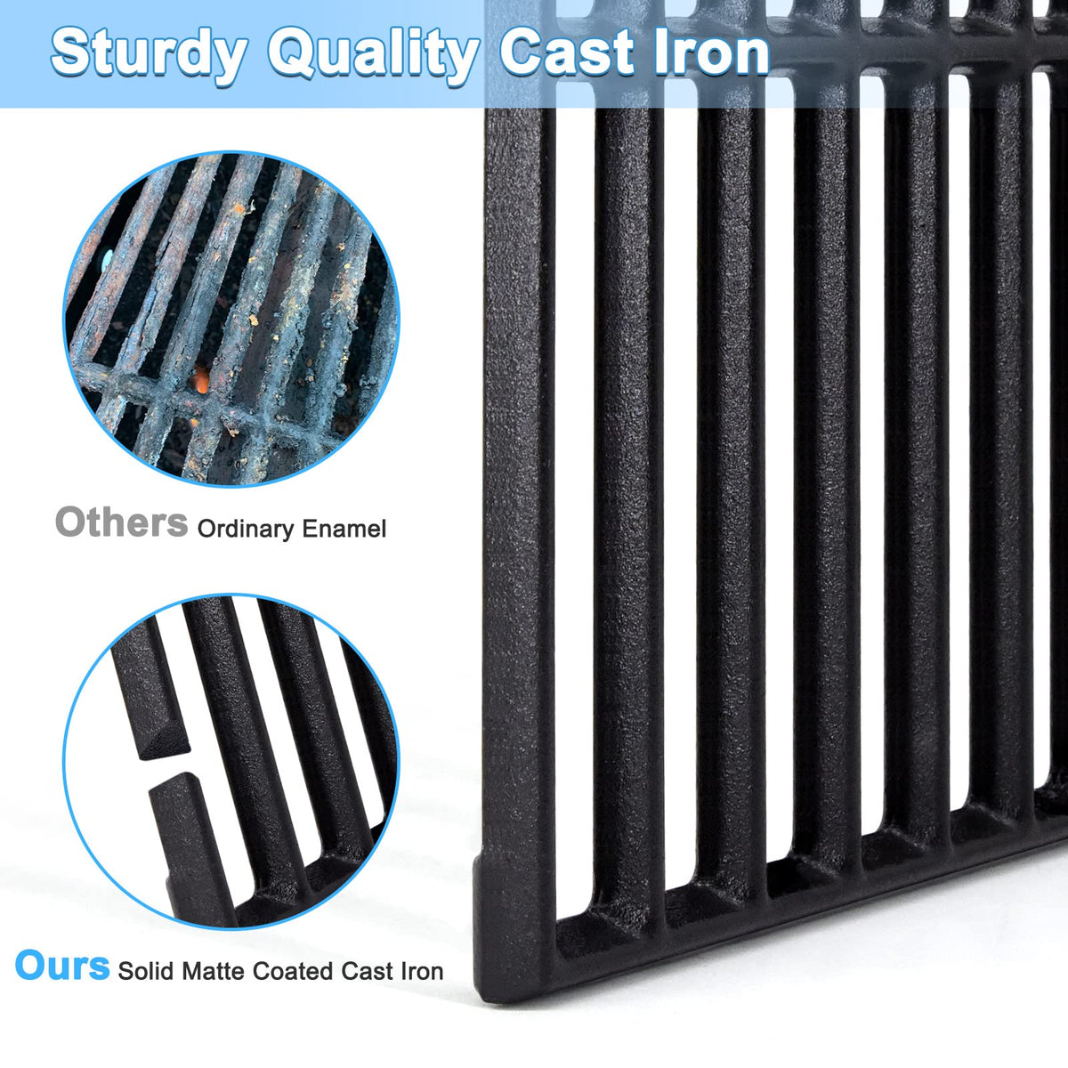 Adviace fit guide graphic shows compatibility with Char-Broil 4-burner grills.