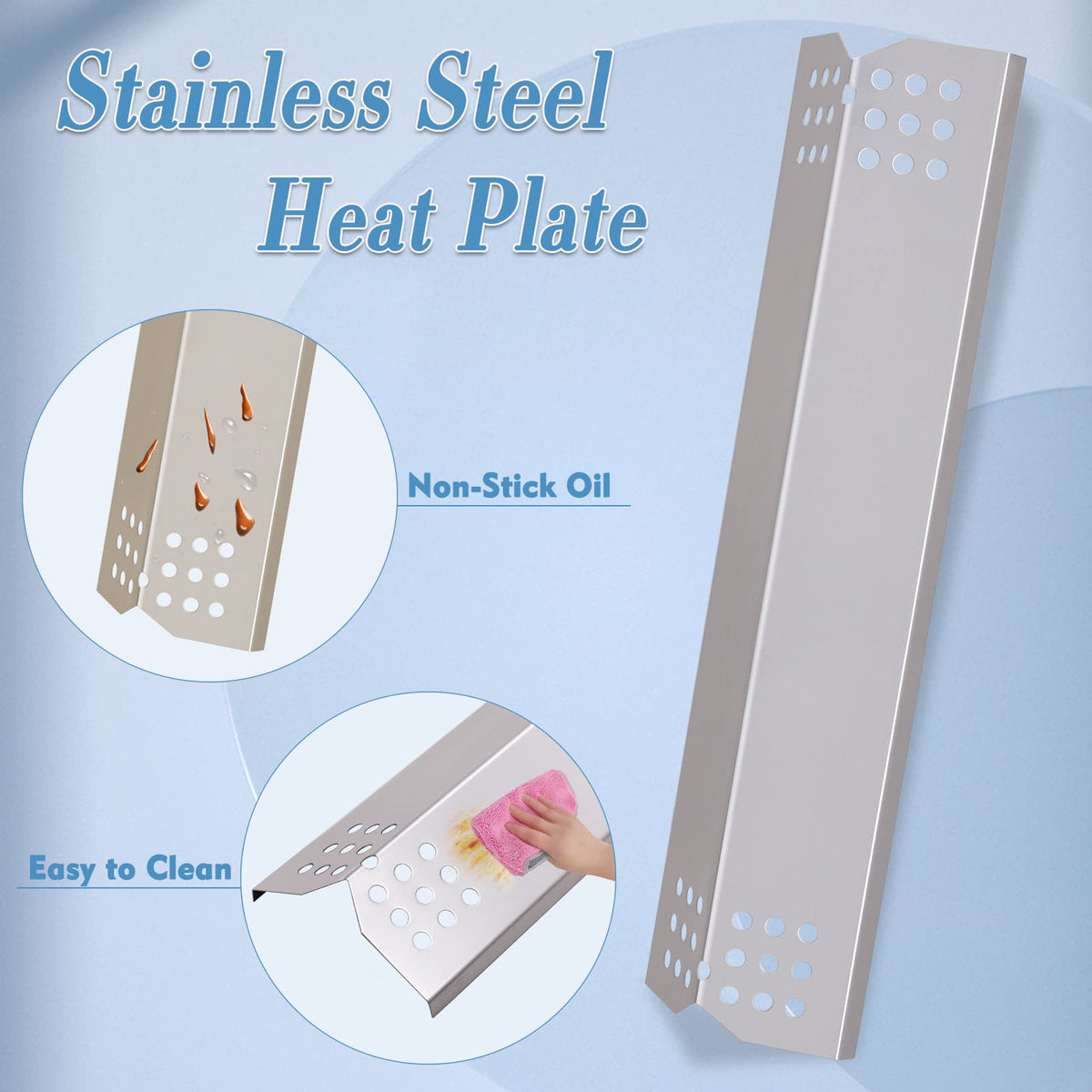 Adviace durable stainless-steel construction resists wear season after season.