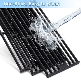 Adviace grill grates for Char-Griller 3008 robust cast iron for durable performance