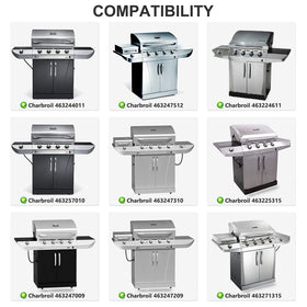 Adviace heat tents protect burners and promote uniform cooking temperatures.