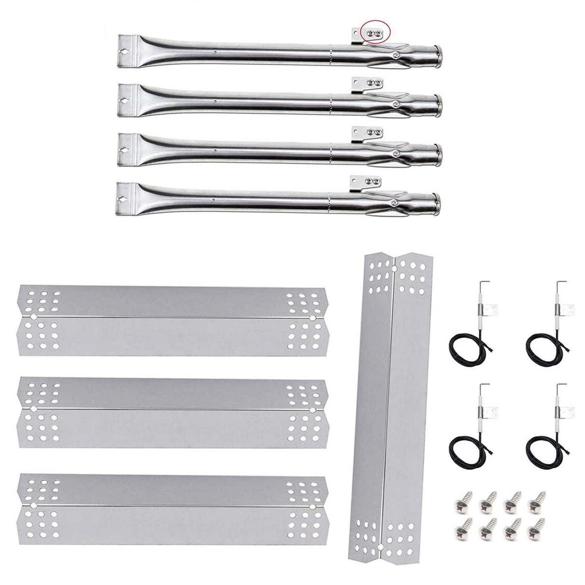 Adviace grill repair kit burners for Nexgrill improve heat consistency