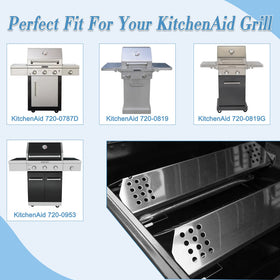 Adviace heat plate 16-1/2x4-1/2 inch durable stainless steel.