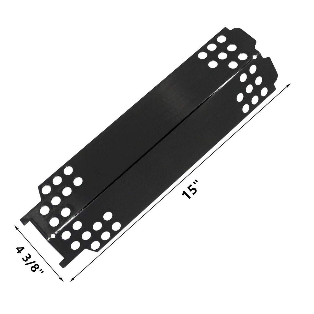 Adviace heat plate for Charbroil; durable porcelain steel for consistent sear.