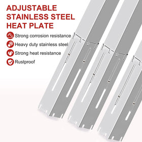 Adviace heat tent with enamel finish cleans easily after oily grilling sessions.