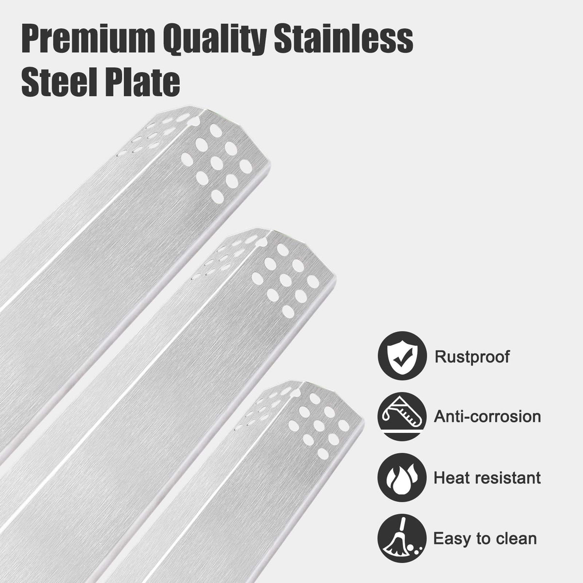 Adviace heat tents shield Nexgrill burners to prevent direct flame exposure.