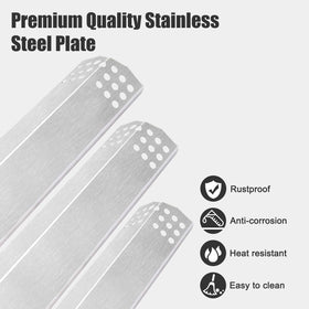 Adviace heat tents shield Nexgrill burners to prevent direct flame exposure.