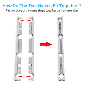 Adviace Huntington series crossover tube, durable stainless steel.