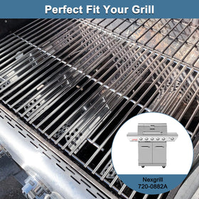 Adviace Nexgrill 720-0882A stainless steel burner tubes for reliable ignition