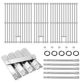 Adviace Nexgrill 720-0882A heat plates in stainless steel for durable heat distribution