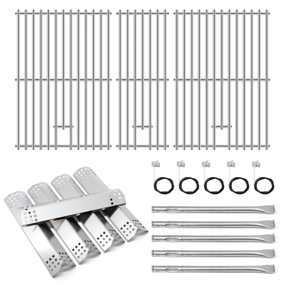 Adviace Nexgrill 720-0882A heat plates in stainless steel for durable heat distribution