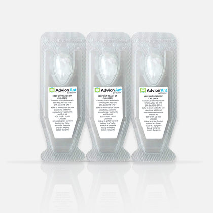 Advion Ant Gel Station trio pack ready-to-use bait for indoor and outdoor control.