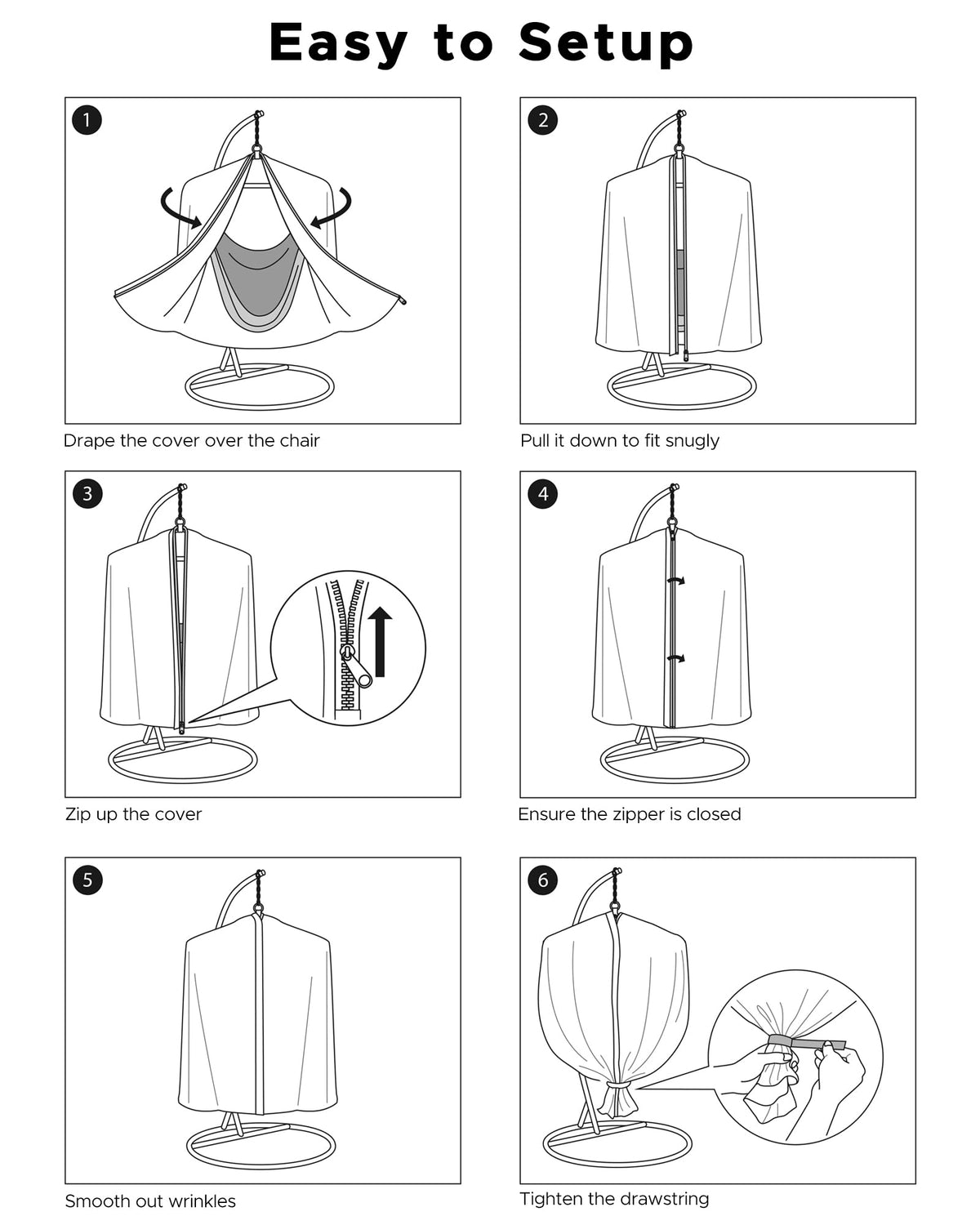ADVOKAIR hammock chair is machine washable for easy cleanup